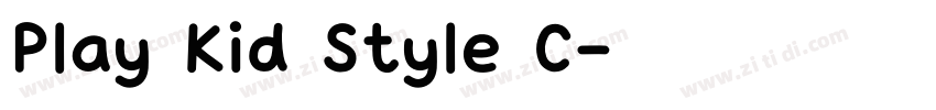 Play Kid Style C字体转换